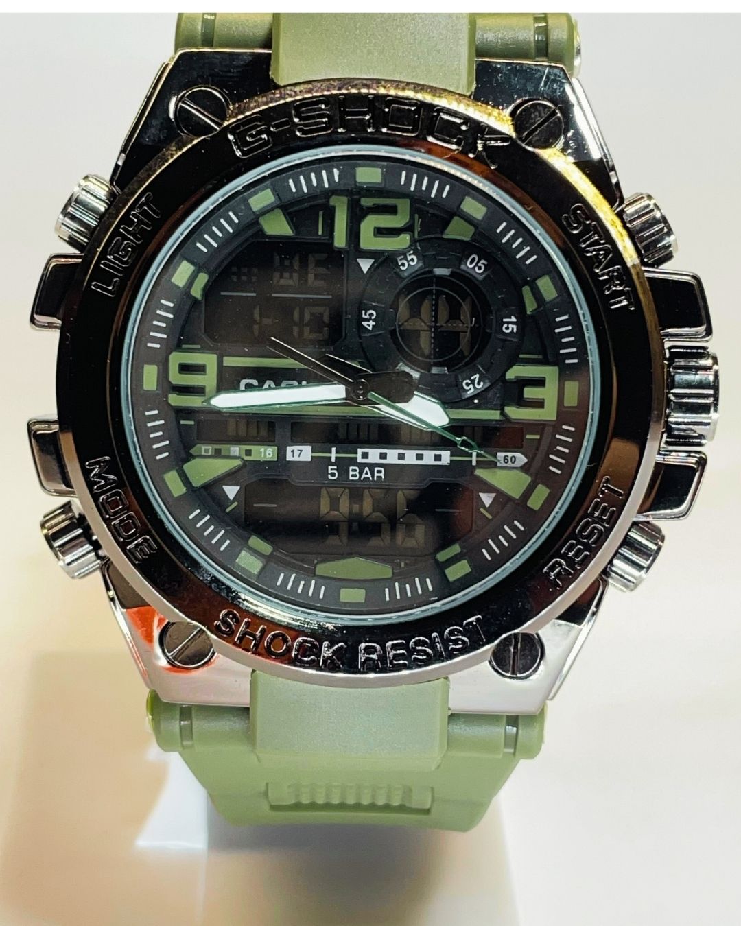 G-Shock GST-W300 (Green) Rubber Straps – Elegant, Comfortable & Premium | FineOclock