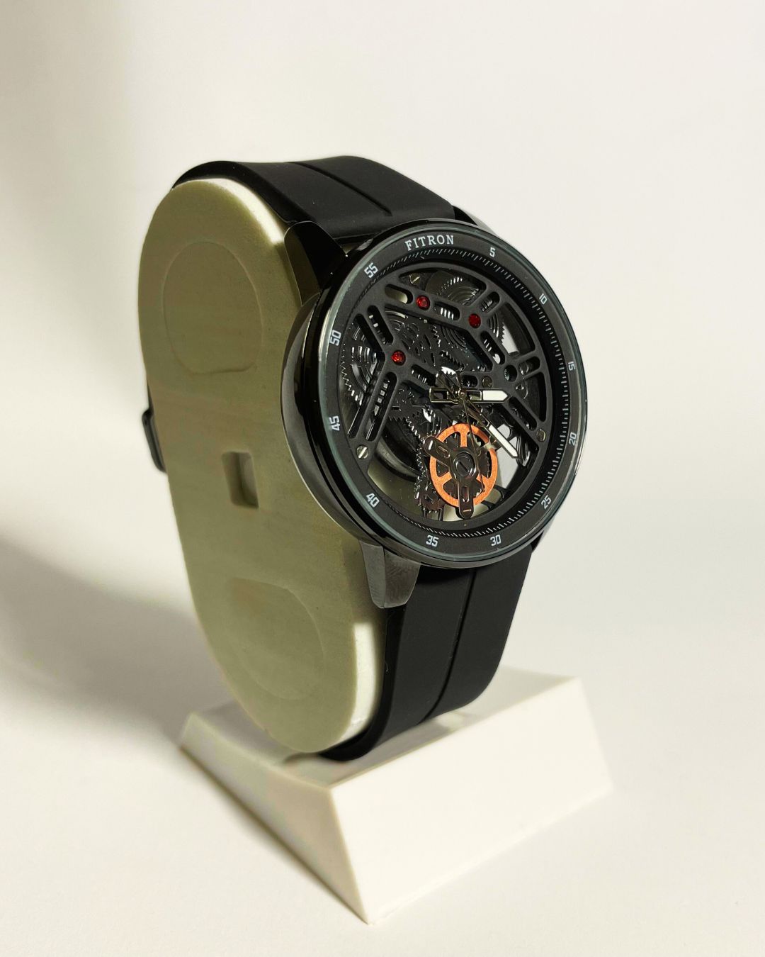 Fitron Black Edition Rubber Straps β Elegant, Comfortable & Premium | FineOclock
