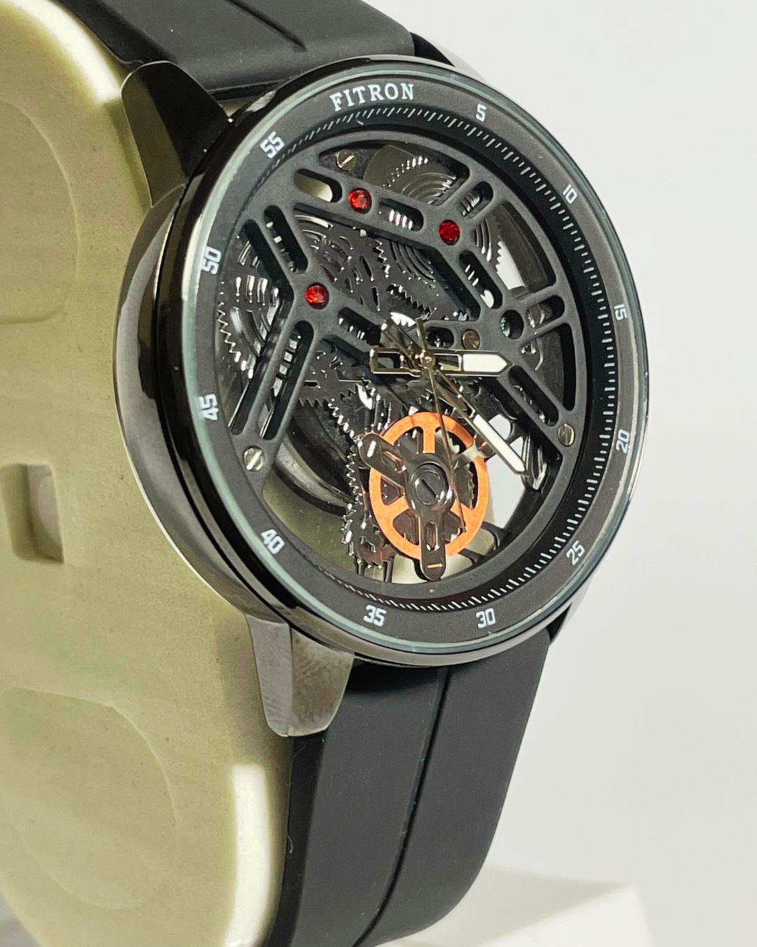 Fitron Black Edition Rubber Straps β Elegant, Comfortable & Premium | FineOclock