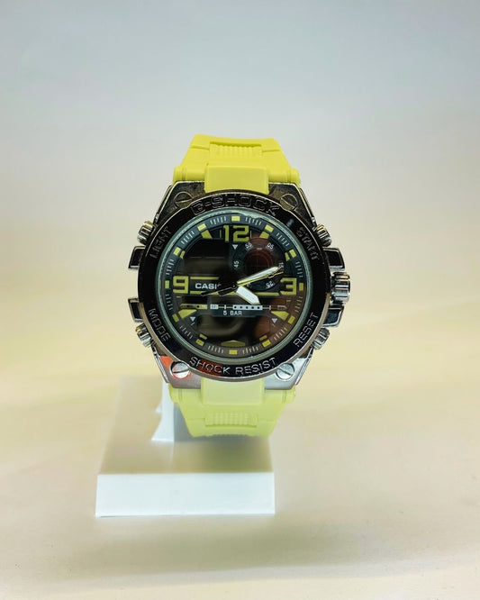 G-Shock GST-W300 (Beige) Rubber Straps – Elegant, Comfortable & Premium | FineOclock