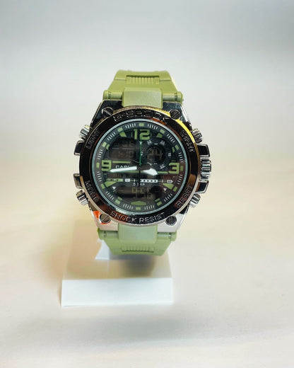 G-Shock GST-W300 (Green) Rubber Straps – Elegant, Comfortable & Premium | FineOclock